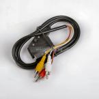 Аудио видео кабел SCART-3RCA, с ключ за вход и изход, 1.2метра