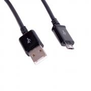 Кабел USB 2.0 A - Micro USB B, черен, 0.80 метра