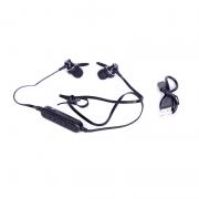 Безжични слушалки MS-T4, Bluetooth, micro SD, Магнитни, Удобни за спорт, Handsfree, микрофон, Черни