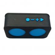 Bluetooth колонка  A2, FM радио, литиево-йонна батерия, слот за USB/micro SD CARD/AUX, Черен/Син