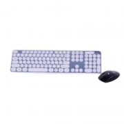 Безжични клавиатура и Безжична мишка HK3960, Черен/Бял
