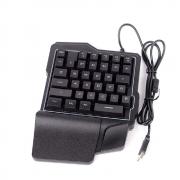 Клавиатура USB Gaming  K7, RGB светлини, USB конектор, за една ръка