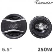 Авто Говорители 6.5" THUNDER TCS-6518 Четирилентови, в комплект с решетки и кабели за монтаж, 2 броя, 4 Ohm, 250W