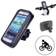 Стойка за Телефон Royal  BAG5.5,  8.2 см x 15.2 см, за Велосипед или Мотор, Водонепромокаем калъф, Черен