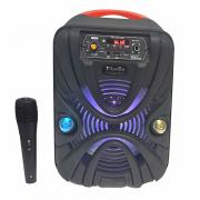 Караоке Тонколона 8 инча PA-81, Микрофон, акумулаторна батерия, Bluetooth, FM радио, USB, micro TF card player