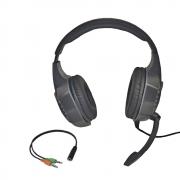 Слушалки SY-GX20, подвижен микрофон, 3.5мм стерео жак, чернo-сив