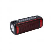 Bluetooth колонка SP JZ-580, Соларен панел, Фенер, FM радио, литиево-йонна батерия, слот за USB/micro SD CARD, червен