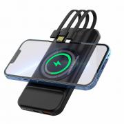 Външна батерия YOURZ PRO5 15000mA, iPhone (Lighting), изход - USB A,  Type C, черено