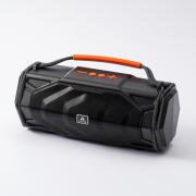 Bluetooth колонка Ai-03S, Соларен панел, Фенер, FM радио, литиево-йонна батерия, слот за USB/micro SD CARD, черен