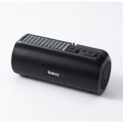 Bluetooth колонка 812, Соларен панел, FM радио, TWS, вградена батерия, USB/micro SD CARD, черна