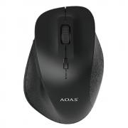 Bluetooth оптична безжична мишка и Безжична оптична мишка, 2 в 1, B-1009 Black, черна