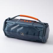 Bluetooth колонка Ai-03S, Соларен панел, Фенер, FM радио, литиево-йонна батерия, слот за USB/micro SD CARD, синя
