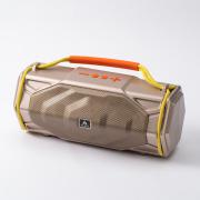 Bluetooth колонка Ai-03S, Соларен панел, Фенер, FM радио, литиево-йонна батерия, слот за USB/micro SD CARD, златиста