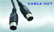 Аудио кабел 5p DIN(C) - 5p DIN(C), 1.5метра