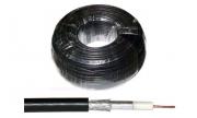 Коаксиален кабел RG58, ALIEN, черен, цена на метър