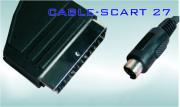 Аудио видео кабел SCART-SVHS, 1.5метра