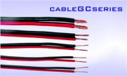 Кабел за тонколони, 2x0.25 mm2, PVC, червено-черен, цена на метър, CABLE-GC050RB