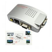 Конвертор от VGA to TV, вход VGA, изходи RCA (чинч) и S-VIDEO